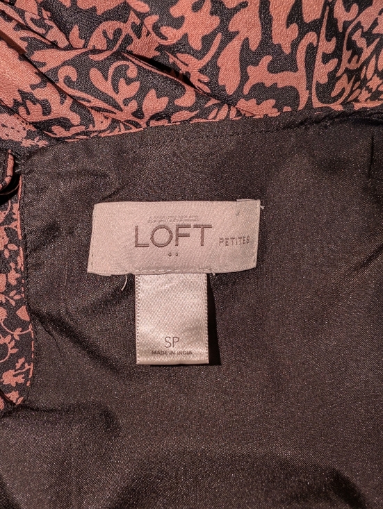 LOFT Floral Mini Dress Size SP - Picture 10 of 11